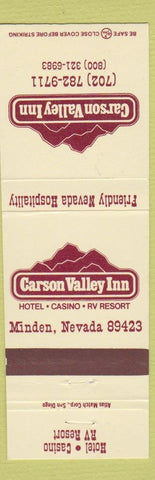 Matchbook Cover - Carson Valley Inn Minden NV