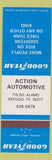 Matchbook Cover - Goodyear Tires Refugio TX