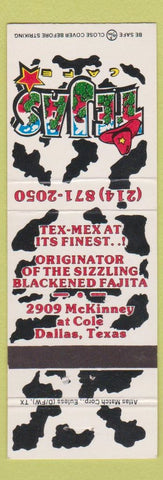 Matchbook Cover - Tejas Mexican Food Dallas TX