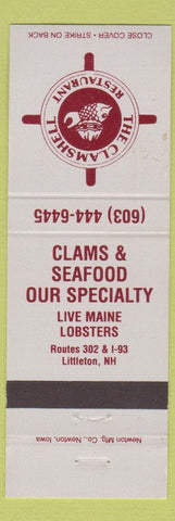 Matchbook Cover - Clamshell Restaurant Littleton NH