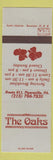 Matchbook Cover - The Oaks Restaurant Pipersville PA