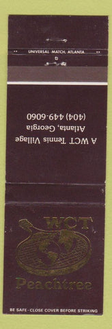 Matchbook Cover - WCT Tennis Village Atlanta GA