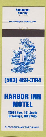 Matchbook Cover - Harbor Inn Motel Brookings OR