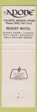 Matchbook Cover - Adobe Resort Motel Yachats OR