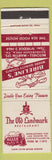 Matchbook Cover - Old Landmark Restaurant Birelinie's Fairview Village PA