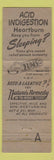 Matchbook Cover - Tums Antacid Redhead WEAR