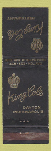 Matchbook Cover - King Cole Restaurant Dayton Indianapolis IN