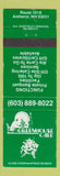Matchbook Cover - Greenhouse Cafe Amherst NH