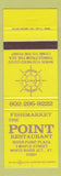 Matchbook Cover - The Point Restaurant White River Junction VT