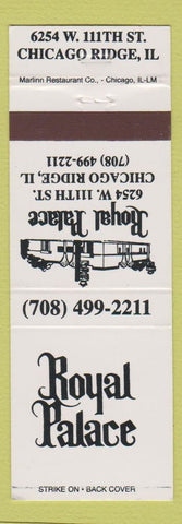 Matchbook Cover - Royal Palace Chicago Ridge IL