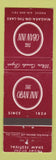 Matchbook Cover - Oban Inn Niagara On the Lake ON
