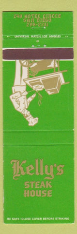 Matchbook Cover - Kelly's Steak House San Diego CA