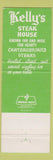 Matchbook Cover - Kelly's Steak House San Diego CA