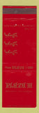 Matchbook Cover - Plaza III Restaurant  Kansas City MO