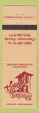 Matchbook Cover - Las Fontanas Restaurant Clearwater FL