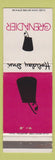Matchbook Cover - Grenadier Holiday Inn Houston TX