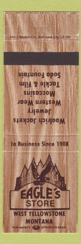 Matchbook Cover - Eagle's Store West Yellowstone MT
