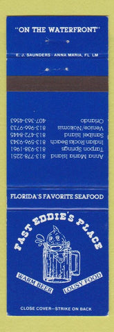 Matchbook Cover - Fast Eddie's Orlando Sanibel Island Venice Tarpon Springs FL
