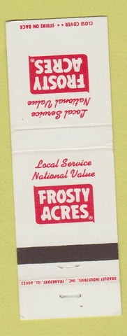 Matchbook Cover - Frosty Acres