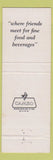 Matchbook Cover - McCutchan's Brass Lantern Gatlinburg TN