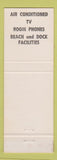 Matchbook Cover - The Meadows Lodging Center Harbor NH