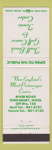 Matchbook Cover - Trull Brook Golf Course Tennis Center Tewksbury MA