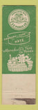 Matchbook Cover - Marshall's Deluxe Foods Grocery Danbury CT