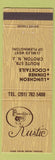 Matchbook Cover - Pfenniger's Rustic Restaurant Croton NJ