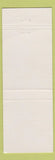 Matchbook Cover - Major Ponds San Francisco CA