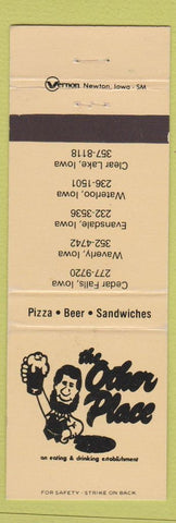 Matchbook Cover - Other Place Pizza Cedar Falls Waverly Waterloo Clear Lake IA