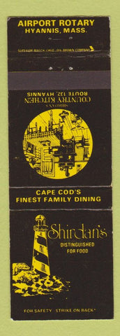 Matchbook Cover - Shirdan's Restaurant Hyannis MA