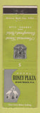 Matchbook Cover - Hotel Roney Plaza Miami Beach FL flamingo