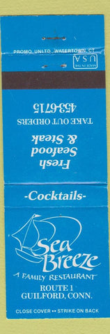 Matchbook Cover - Sea Breeze Guilford CT