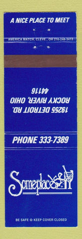 Matchbook Cover - Someplace Else Rocky River OH