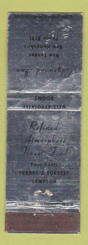 Matchbook Cover - Edgewood Inn New London NH WEAR