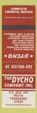 Matchbook Cover - Dycho Company Niota TN
