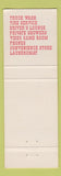 Matchbook Cover - West Star Truck Stop Hutchinson KS oil gas