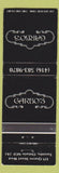 Matchbook Cover - Garbo's Toronto ON