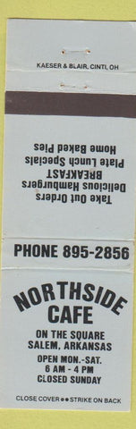 Matchbook Cover - Northside Cafe Salem AR