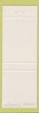 Matchbook Cover - Angie's Place Gator Burger Marco Island FL