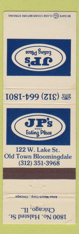Matchbook Cover - JP's Restaurant Chicago IL