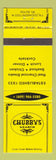 Matchbook Cover - Chubby's Hearth West Collingswood NJ