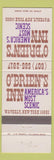 Matchbook Cover - O'Brien's Inn Waverly NY