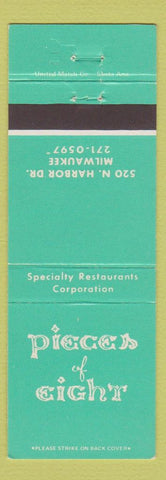 Matchbook Cover - Pieces of Eight Milwaukee WI