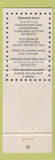 Matchbook Cover - Harra's 1987 Casino Atlantic City NJ WEAR