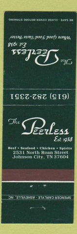 Matchbook Cover - Peerless Restaurant Johnson City TN