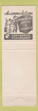 Matchbook Cover - Bahia Motel Burbank CA