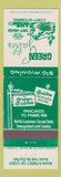 Matchbook Cover - Green Gables Cody WY Pancakes