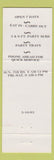 Matchbook Cover - Sandwich World Restaurant Youngstown OH Pizza yellow