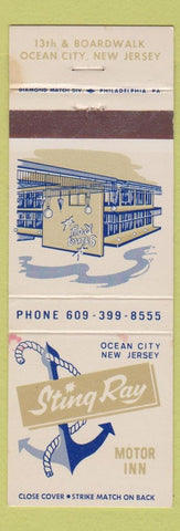 Matchbook Cover - Sting Ray Motor Inn Ocean City NJ